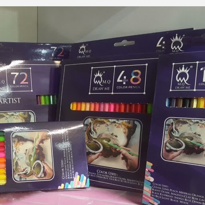 مدادرنگیmq ام کیو کارتونی 36،72،12رنگ